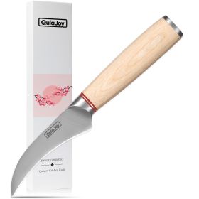 Vegetable Cleaver - Japanese Cleaver 6.5 Inch Chopping Knife High Carbon Stainless Steel Knives With Wooden Handle 6.5 Inch Cleaver Knife (Option: Paring Knife)